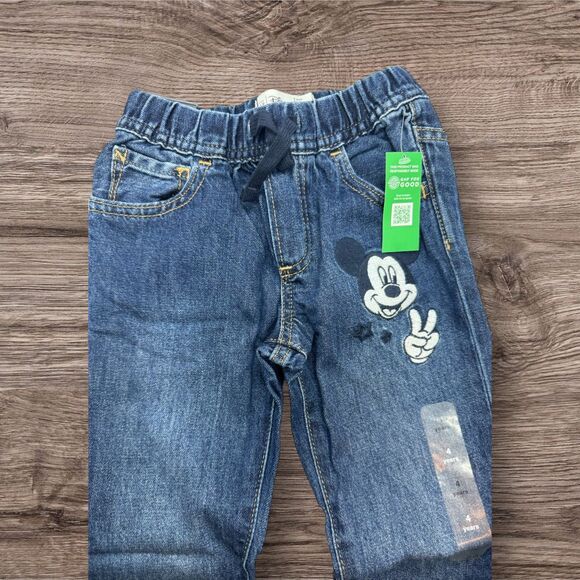 babyGap | Disney Mickey Mouse Pull-On Slim Jeans - Medium Wash (Multiple Szs) - Picture 2 of 6